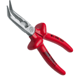 Chain Nose Pliers (Radio Pliers), angled 45° 1000V